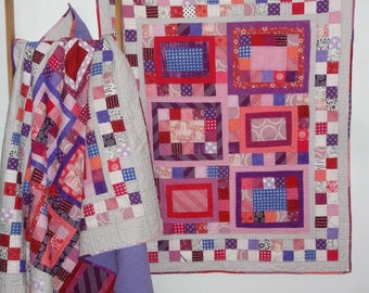 Die PDF Anleitung ist leicht und einfach zuzuschneiden, häkelt eine kleine Baby Quilt Anleitung und ist für Kinder geeignet
