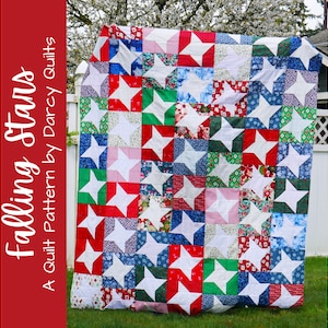 Friendship Stars Quilt Pattern, Quilt Blocks Patterns, Bed Size Quilt Patterns