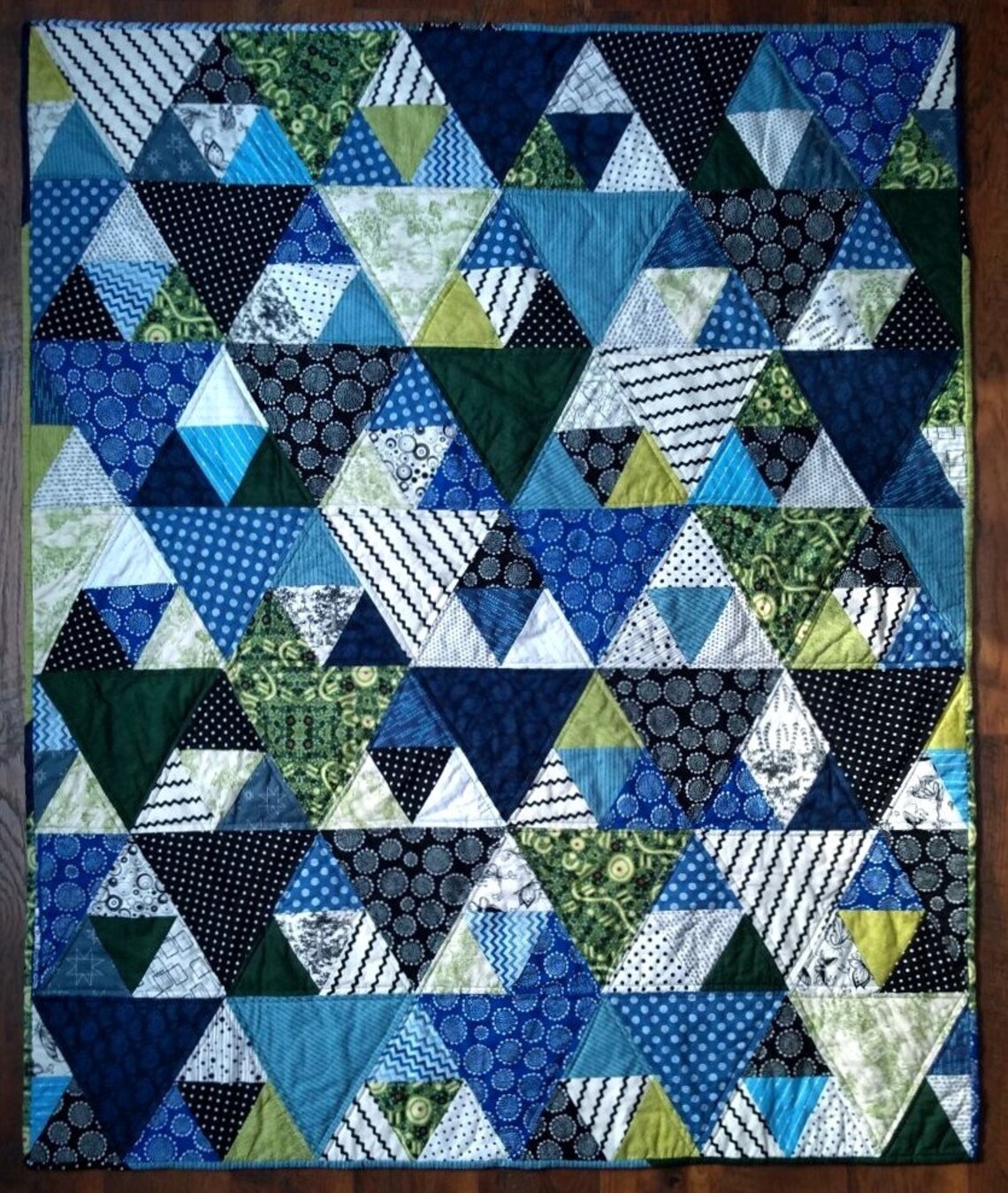 UPDATED More Sizes on Point Easy and Quick Quilt Pattern Etsy