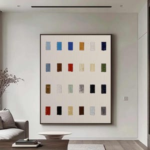 Bestseller Wandkunst Minimalistische 3D-Textur-Kunst Beige Wabi-Sabi Wandkunst Moderne minimalistische Dekor Abstrakte Malerei Moderne Leinwand-Wand-Dekor