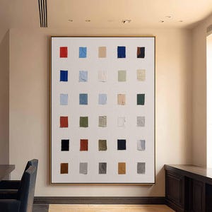 Bestseller Wandkunst Minimalistische 3D-Textur-Kunst Beige Wabi-Sabi Wandkunst Moderne minimalistische Dekor Abstrakte Malerei Moderne Leinwand-Wand-Dekor