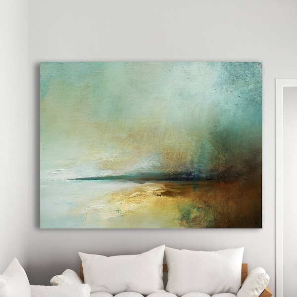 Sky Abstract Painting on Canvas,Large Abstract Art Oil Painting,Large Abstract Painting,Large Wall Canvas Painting,Original Abstract Art