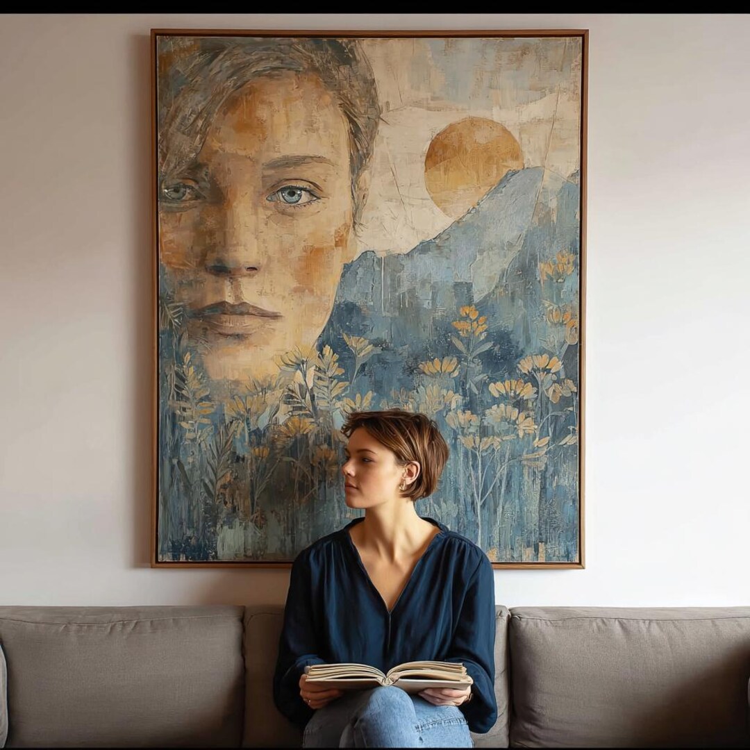 Portrait Customization. Custom Hand-painted Oil Painting on Canvas ...