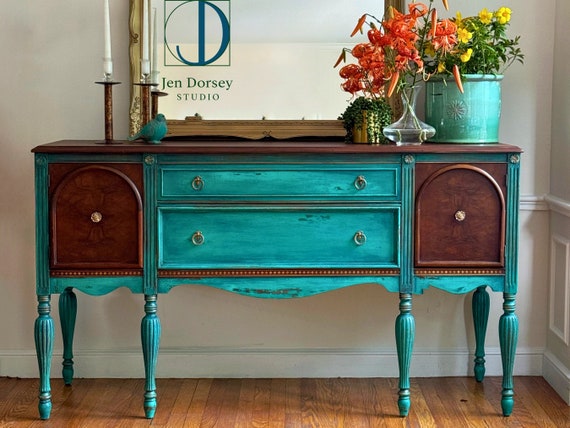 Chalk paint credenza discount