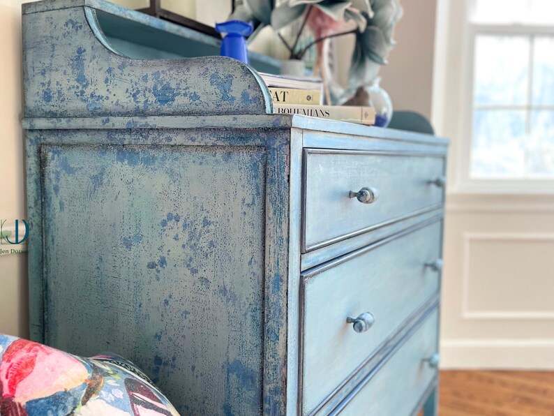 3drawer Dresser Bedroom Bureau Handpainted Bedroom Furniture Oneofa