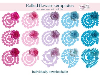 3d Flower Svg Etsy