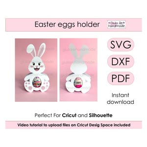 Coquetier svg, décorations de Pâques, fichiers Svg pour Cricut et Silhouette
