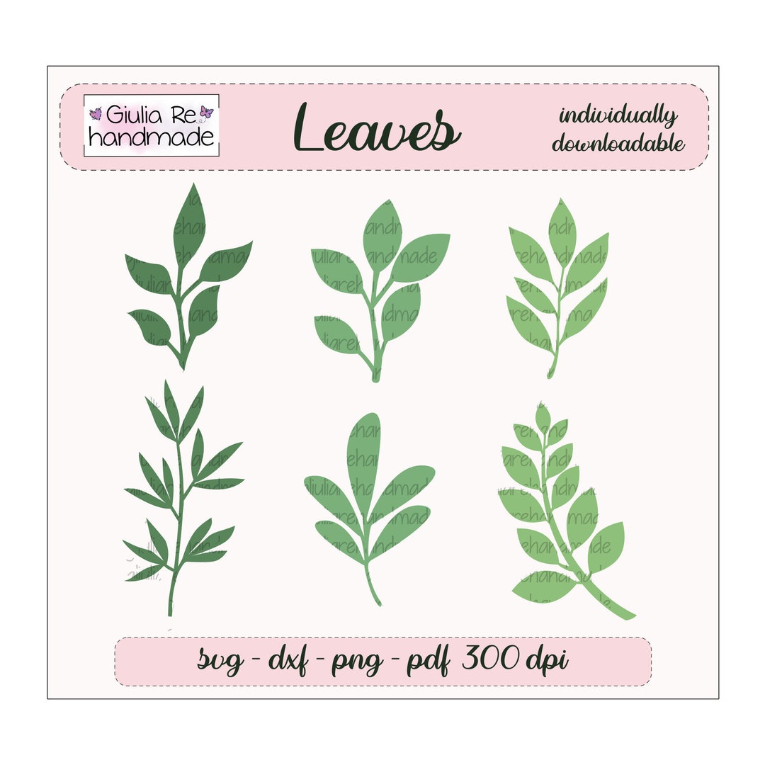 Leaf Svg, Rolled Flower Svg, Paper Flower Svg, Digital Download