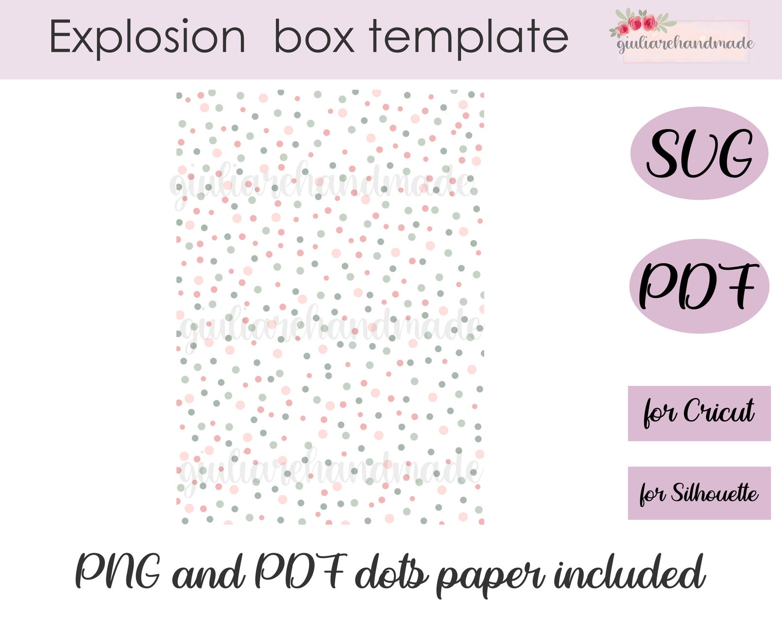 Explosion Box Box Svg Template Svg Files for Cricut and - Etsy