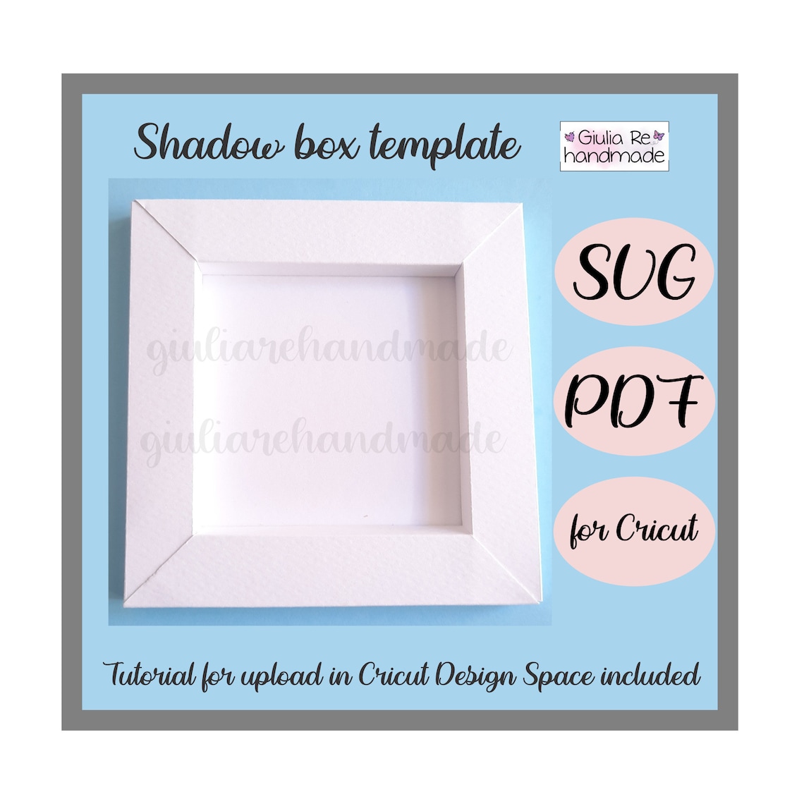 Shadow Box Svg Template Svg Files for Cricut and Silhouette - Etsy