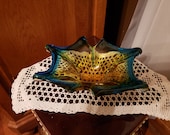 Vintage Murano Glass Freeform Bowl Dish