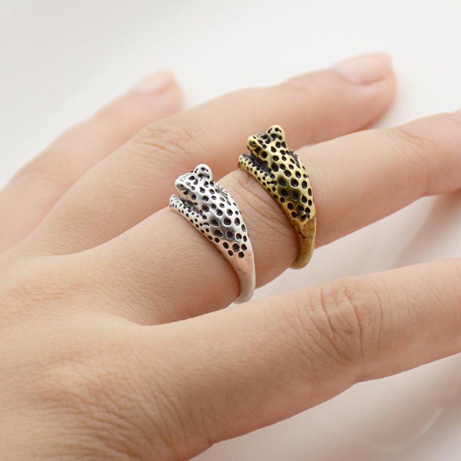 Leopard Ring Adjustable Ring Leopard Jewelry Animal Etsy UK