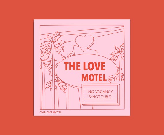 photo Retro Aesthetic Room Drawing aesthetic art prints the love motel 4 colour options etsy