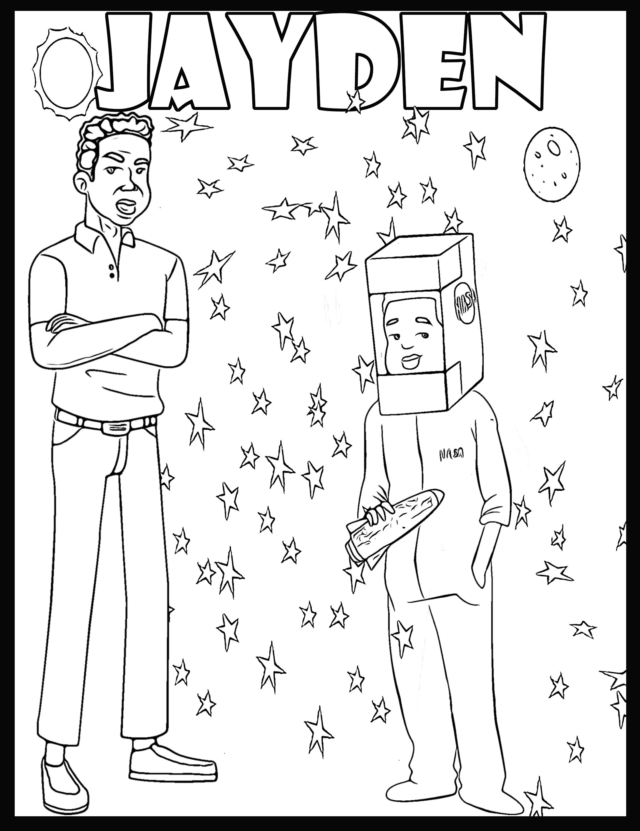 Little Black Boy Coloring Pages