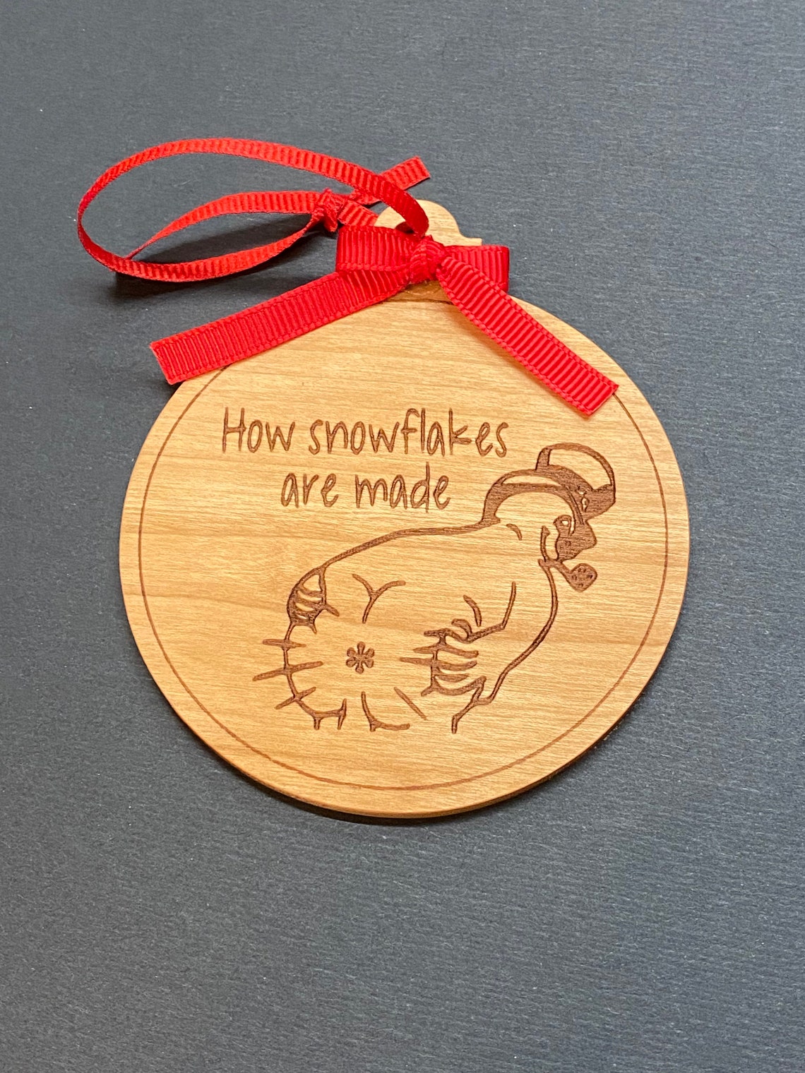 Funny Christmas Ornament | Etsy