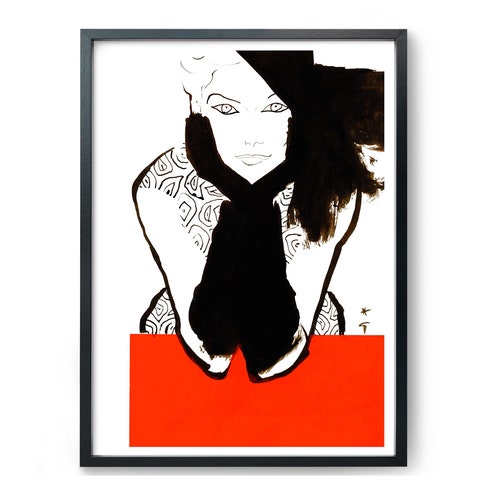 Vogue Print / Vogue Poster / Vintage Art / Fashion Print / Etsy