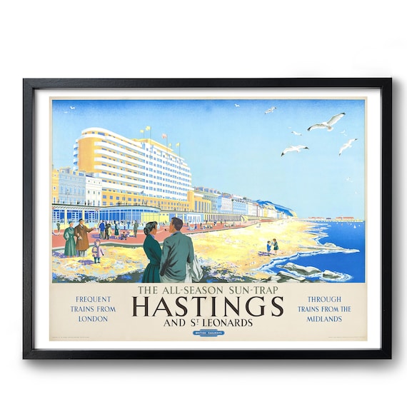 Vintage British Rail Barmouth Railway Poster A3//A2 Print