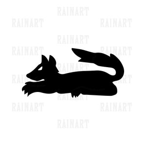 Fox 4 Svg - Fox Silhouette - Animal Svg - Clipart for Kids