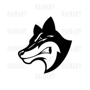 Fox Head 2 Svg - Fox Silhouette - Animal Svg - Clipart for Kids