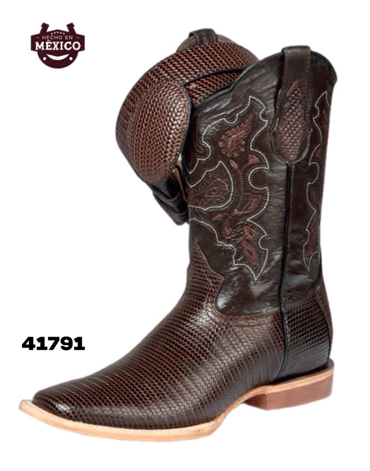 El General Men’s Python Imitation Rodeo Boots - Natural 45399 main image 0