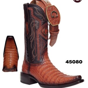 Bota Vaquera Exótica Deluxe Original EL GENERAL para hombre