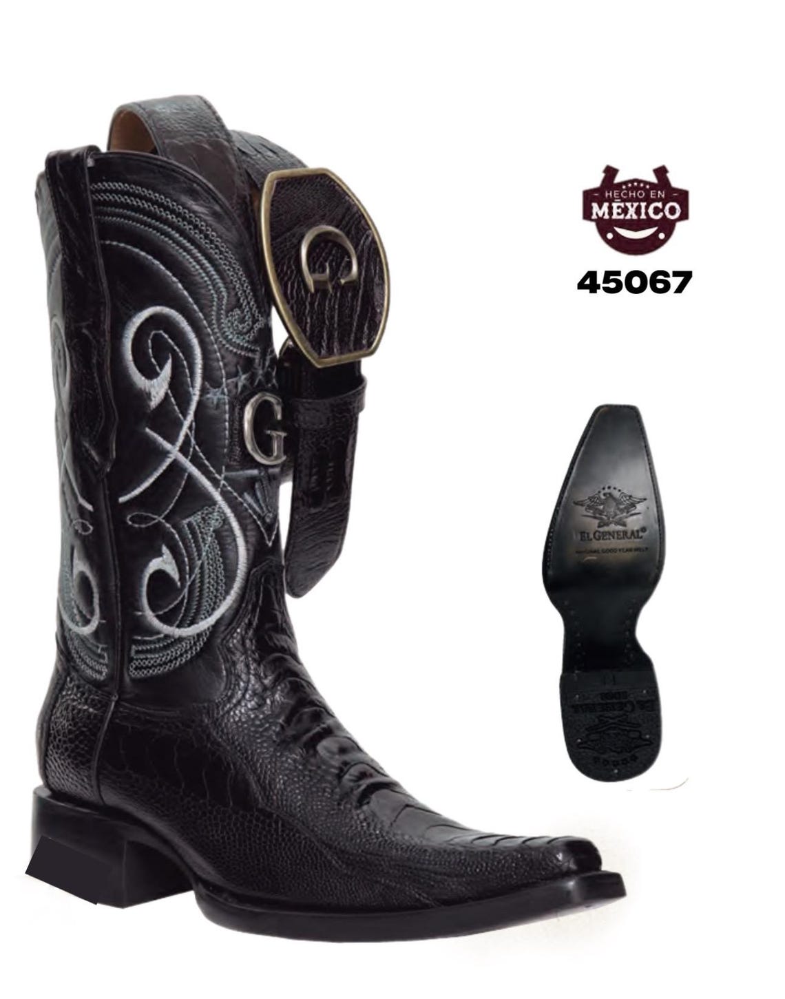 Woman Cowboy boot El General - Leatrher Nobuck  Honey 51125