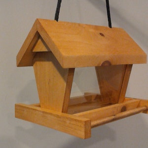 Handmade Pine bird feeder