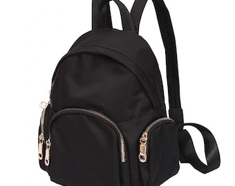 black small backpack purses