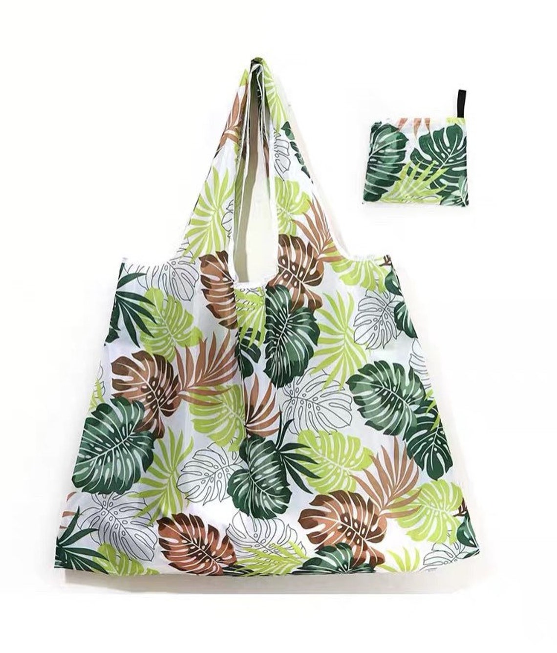 Eco Foldable Shopping Bag Hawaiian style Reusable Grocery | Etsy