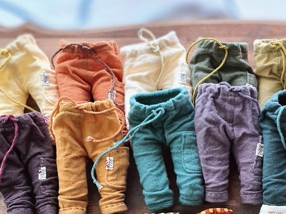 Pants for Blythe, Handmade trousers for Blythe, Blythe doll clothes.