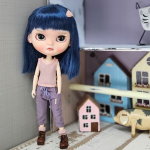 Blythe T-Shirt Tank Top, Handmade Doll Clothes for Blythe, Blythe doll clothes.