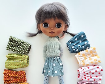 Skirt for Blythe, Handmade Skirt for Blythe, Blythe doll clothes, Blythe Skirt.