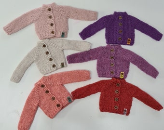 Sweater for Blythe or Middie, Holst Garn Supersoft, Handmade knitted Sweater, Request manufacturing.