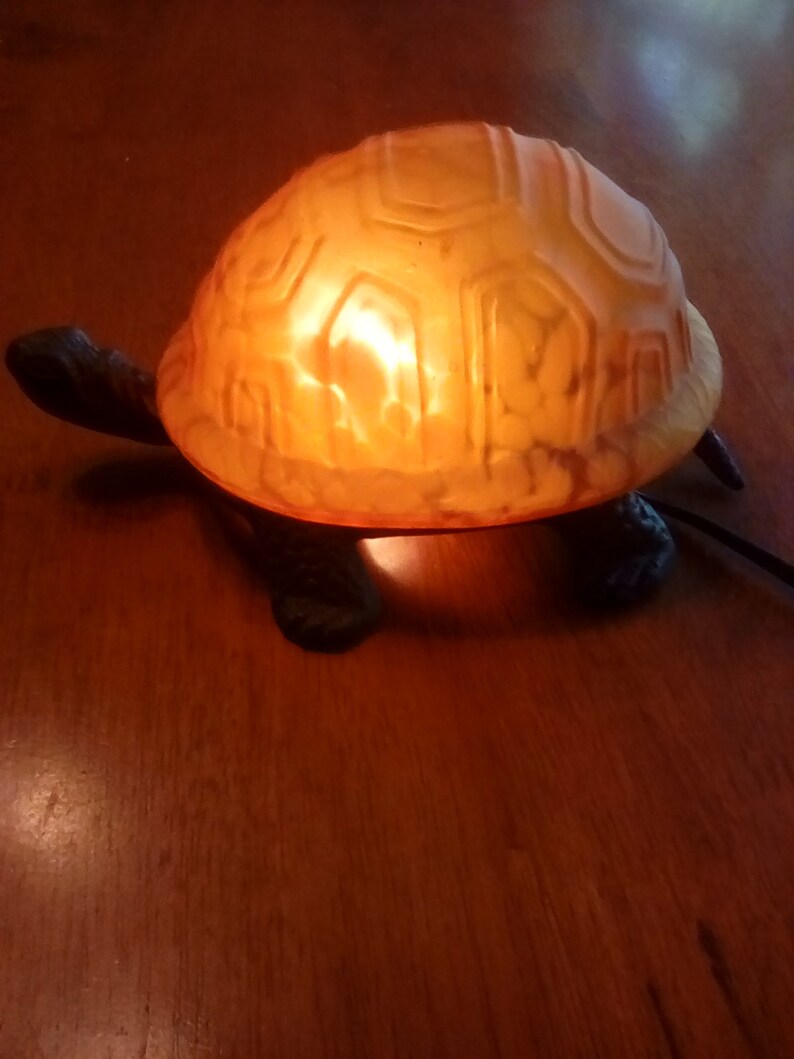 Turtle night light table lamp Etsy