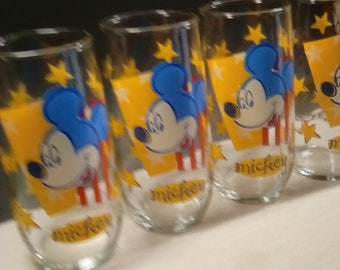 4 Mickey Mouse glasses