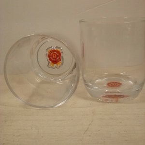 Hard to find Set of 2 Jim Bean whiskey tumblers
