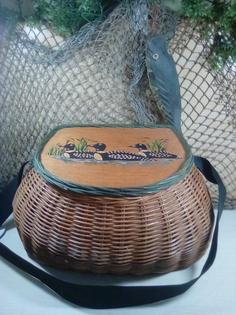 Large Fishing Basket Etsy