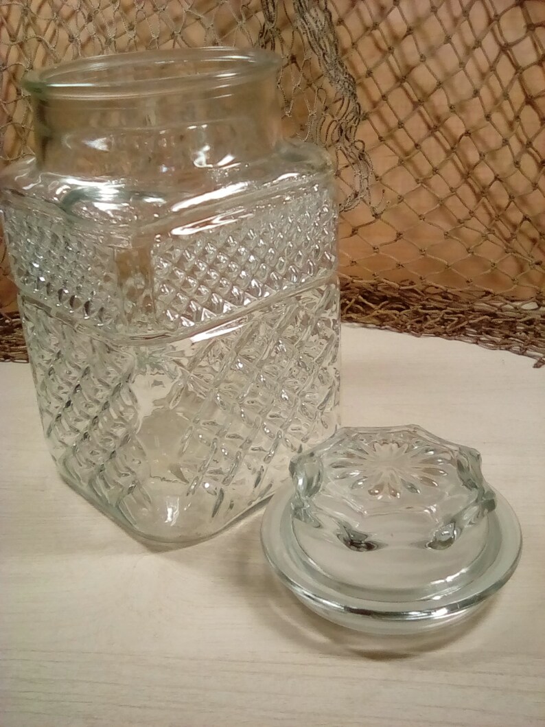 Wexford Anchor Hocking gran recipiente de vidrio | Etsy