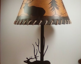 Elk electric table lamp