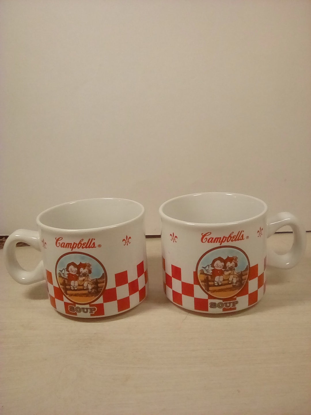 Set of 2 Campbell's Soup Cups Etsy