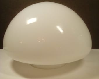 milk glass half moon shape ceiling light replacement globe..