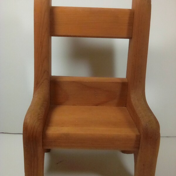 Wooden Doll Chair Etsy