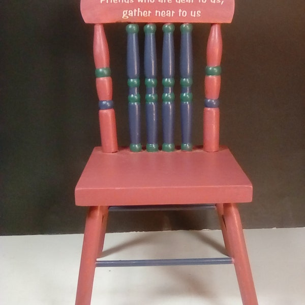 Wooden Doll Chair Etsy