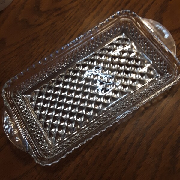 Vintage wexford Anchor Hocking relish tray