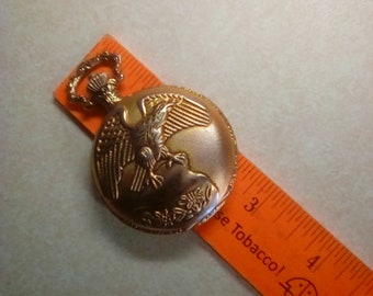 Bald Eagle Quartz Pocket Watch