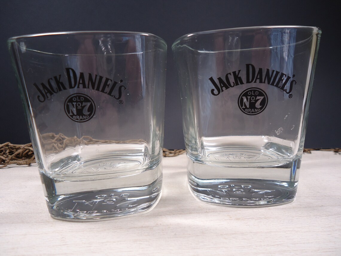 Ensemble de 2 verres de whisky Jack Daniels Etsy France Ensemble de 2 verres de whisky Jack Daniels Etsy France