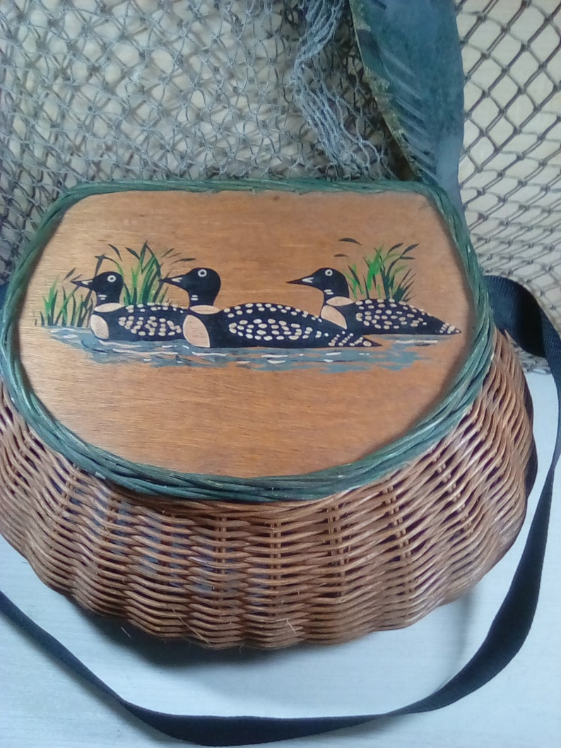 Large Fishing Basket Etsy