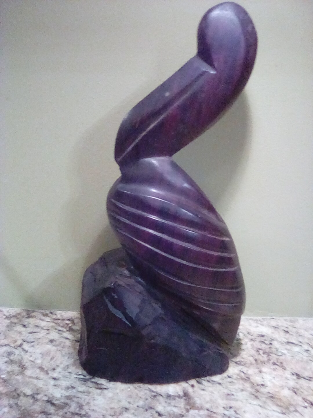 Wooden Pelican Sculpture Etsy