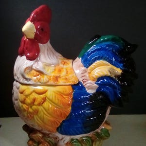 ALCO Ceramic Rooster Cookie Jar