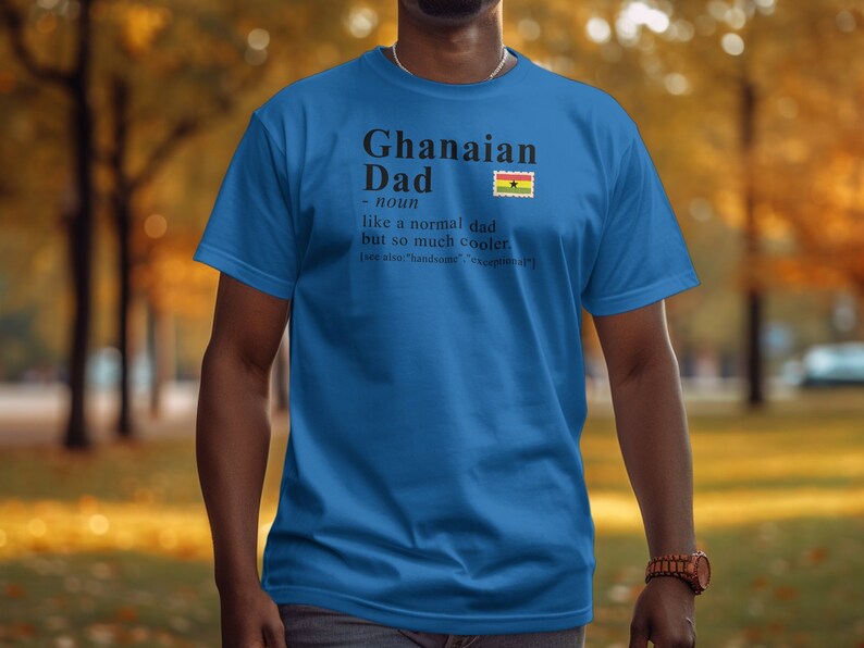 Ghana T-shirt For Dad, Ghanaian Heritage Shirt, Dad Definition Shirt, Ghana Gift Idea, Gift for Ghanaian, African Heritage Tee, African Gift image 7